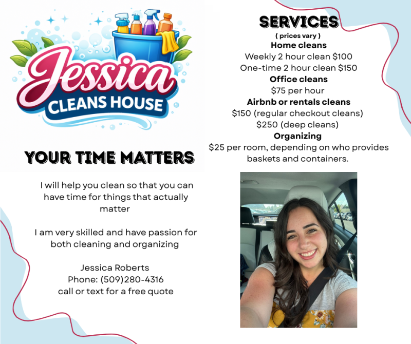 Jessica Cleans House 