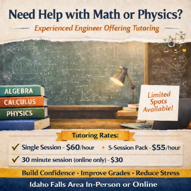 Science and Math Tutoring